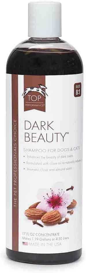 Top Performance Dark Beauty Dog and Cat Shampoo, 17-Ounce