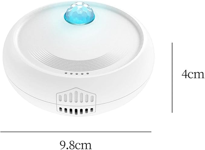 Cat Litter Odor Eliminator Air Purifier Smell Remover Smart USB Rechargeable Pet Odor Remover for Pet Litter Box, Wardrobe, Shoe Box (White)