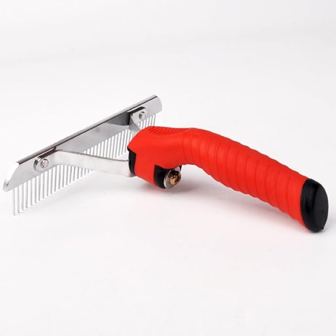 Rake Design Dog Hair Comb Pet Cat Hair Grooming Comb Single Row Comb Pet Supplies Accessories for Home Shop
