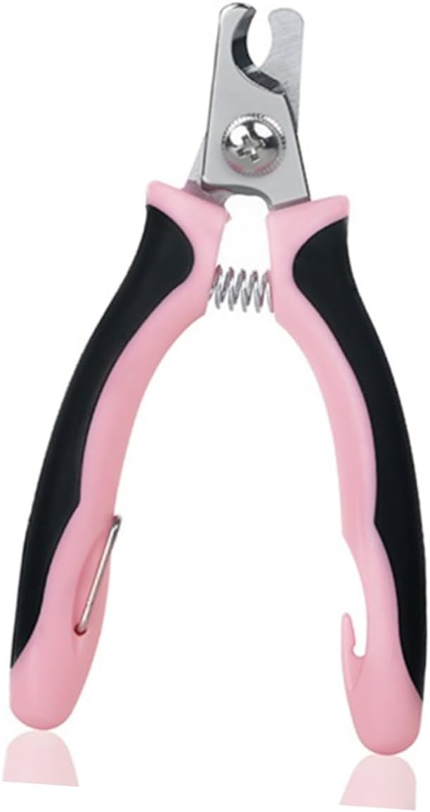 Sosoport 1pc Pet Nail Clipper Nail File Portable Alloy for Dog and Cat Grooming Comfortable Grip and Cutting Edge