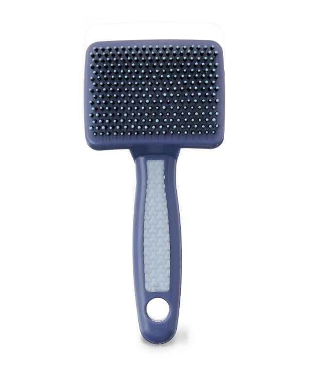 (2 Pack) ~ Plastic Cat Pin Brush - Pet Grooming Brush for Long Haired Cats, Kitten, Soft Bristle, Pin for Pets.