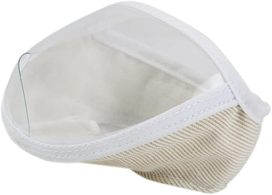 Kisangel Cat Muzzle Cover Breathable Biting Cat Head Protector Scratch Prevention Design Safe PET Mouth Cover for Grooming and Travel