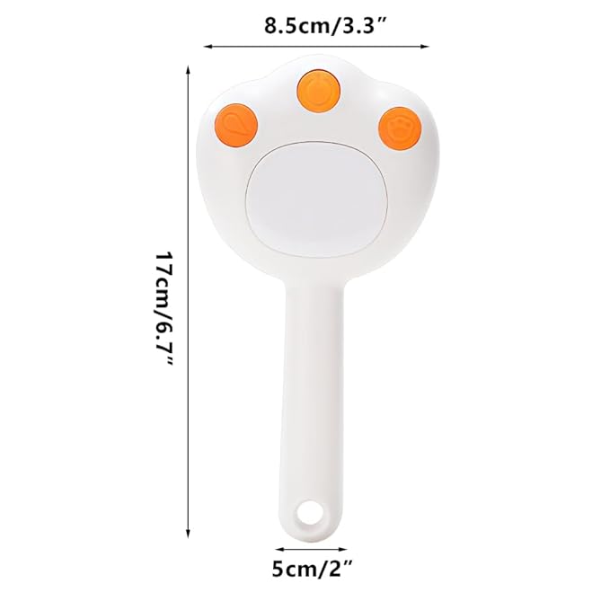 Cat Steam Brush,Cat's Paw Modeling Pet Steam Groomer Comb Built-in Misting Spray for Pets Cats Dogs Shedding Haired Grooming
