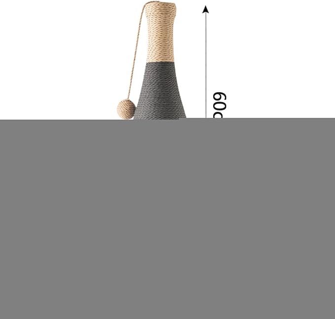 Vertical Cat Scratching Posts | with Ball Wine Bottle Natural Vertical Supplies | Stimulating Cat Toys,for Mental Stimulation Simulation Home Play Training Floor Play Travel Indoor