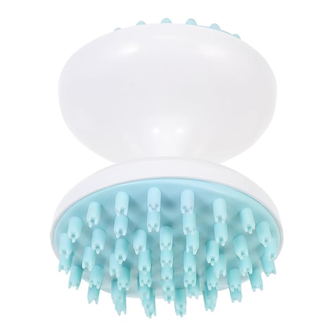 HEMOTON Pet Grooming Comb and Plastic Pet Massager Brush for Cats Green Household Suitable for Cat Bathing and Fur Massage