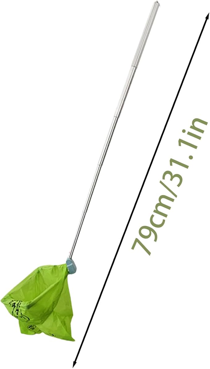Genérico Poop Scoop,Heavy Duty Ergonomic Adjustable - Pet Supplies: Poop Scooper | for Garden Patio Lawn Walk