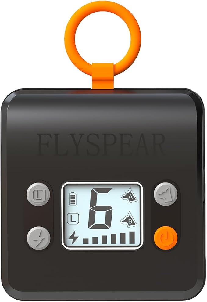 FLYSPEAR Extra Indoor Wireless Pet Barrier Transmitter, Transmitter Only,Black