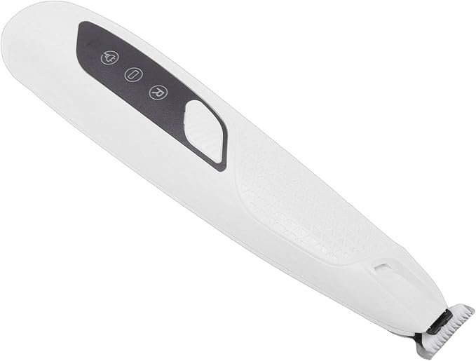 Pssopp Electric Cat Grooming Clippers, Electric Clippers Proof Body High Brightness LED Light Rechargeable Dog Trimmer for Small Area Hair Cat Grooming, (White)