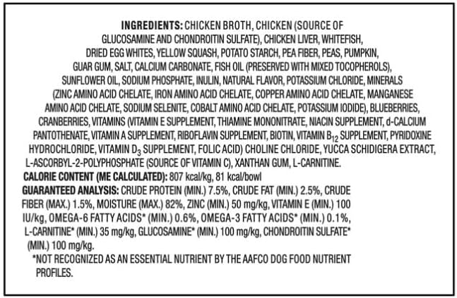 (12 Count) ~ Pure~Balance Pro Chicken Stew Wet Dog Food, Grain-Free for Mature Dogs, Natural High Protein, Supports Healthy Digestion & Joints ~ 3.5 Oz Cups ~ Premium Taste & Nutrition.