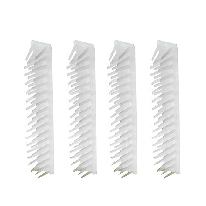 4pcs Corner Cat Massager Brush Removable Scratching Tool for Hair Removal Massage for Indoor Cats Easy to Install for Shedding Grooming