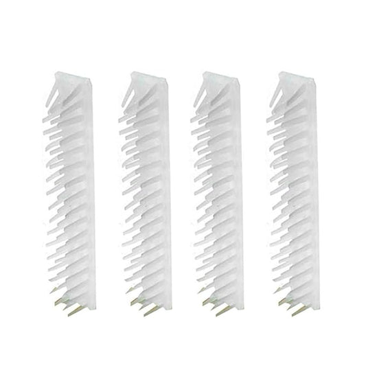 4pcs Corner Cat Massager Brush Removable Scratching Tool for Hair Removal Massage for Indoor Cats Easy to Install for Shedding Grooming