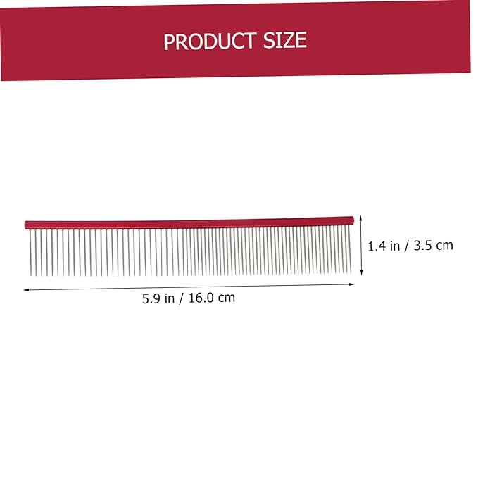 TOYANDONA Portable Grooming Comb for Pets Hair Comb for and Cats Non- Design for Daily Use for and Fur Pet Grooming Supply