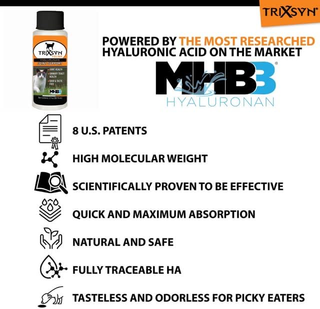Feline - Naturally Alleviate Discomfort, Promote Healthy Joints, Support Mobility and Cartilage Function for Cats- Patented MHB3 Hylauronan Liquid Formula (2)