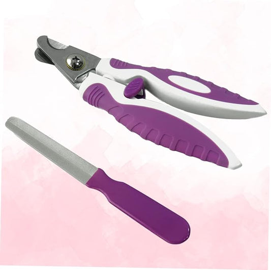 BESTonZON Pet Nail Clipper for Dogs and Cats Grooming Scissors Stainless Steel Nail Cutters Spring Release Handle