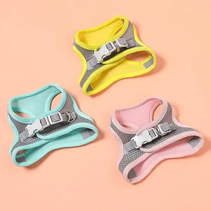Cats Dog Accessories Small Dog Collar Safety Vest Pet Chest Rope Dogs Cover Breathable Adjustable Harnesses Supplies Products 113302208876 Ydrue XS 1.5-3 Kg/G