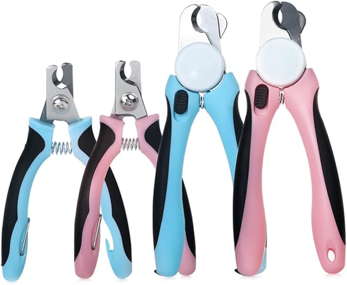 Sosoport 1pc Pet Nail Clipper Nail File Portable Alloy for Dog and Cat Grooming Comfortable Grip and Cutting Edge