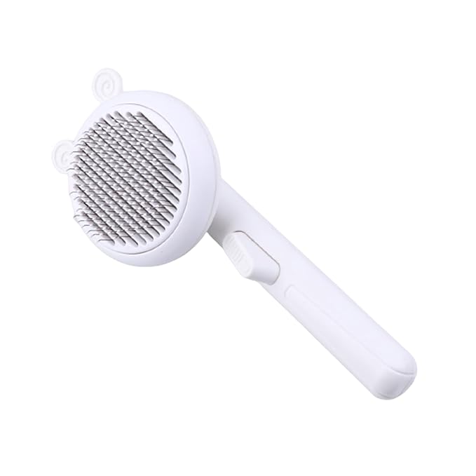 Pet Dogs Brush Deshedding Cats Massage Brushes For Shedding And Grooming Removes Loose Hair Tangles Pain-Free Bristle Pet Slicker Brush With Soft Massage Grooming For Cats With Double