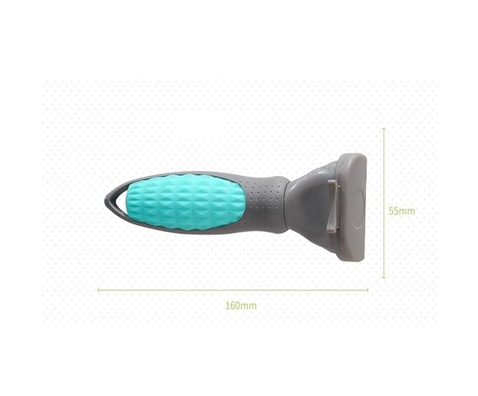 Pet Thinning Comb Large Dog Knotting Hair Removal Comb One Click Cleaning Of Floating And Broken Hair Cat Dog Supplies(Green,S-16x5.5cm)