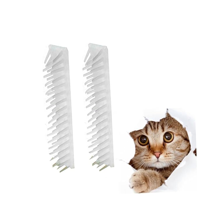 2pcs Cat Grooming Tool Removable Corner Scratching Brush for Hair Removal and Massage Cat Self for Easy Cleaning and Comfort