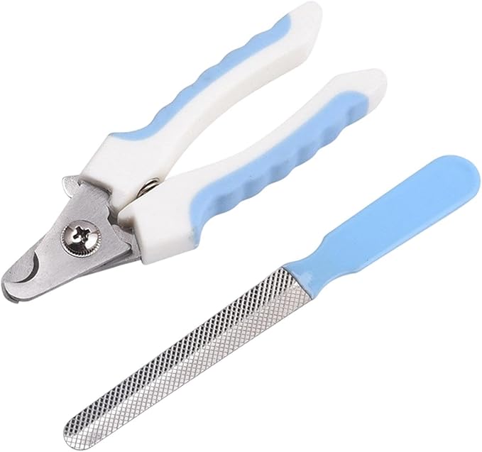 Cat Nail Clippers - Safety Grooming Pet Supplies,Cat Claw Trimmer with Nail File,for Home Indoor Travel All Breeds Seniors Puppy Kitten