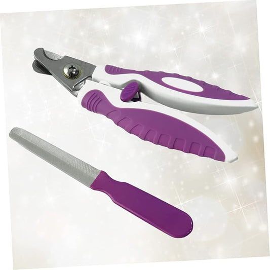 BESPORTBLE Dog Cat Nail Clippers Stainless Steel Pet Grooming Scissors Portable Nail Cutters Spring Release Handle