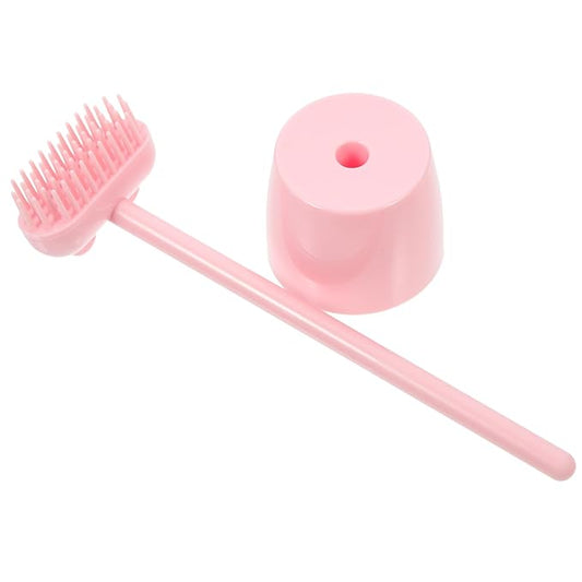 BESTonZON Cat Grooming Brush Self-Cleaning Massage Brush for Cats Hair Removal Tool 1-Piece Soft Bristles for Itching and Relaxation