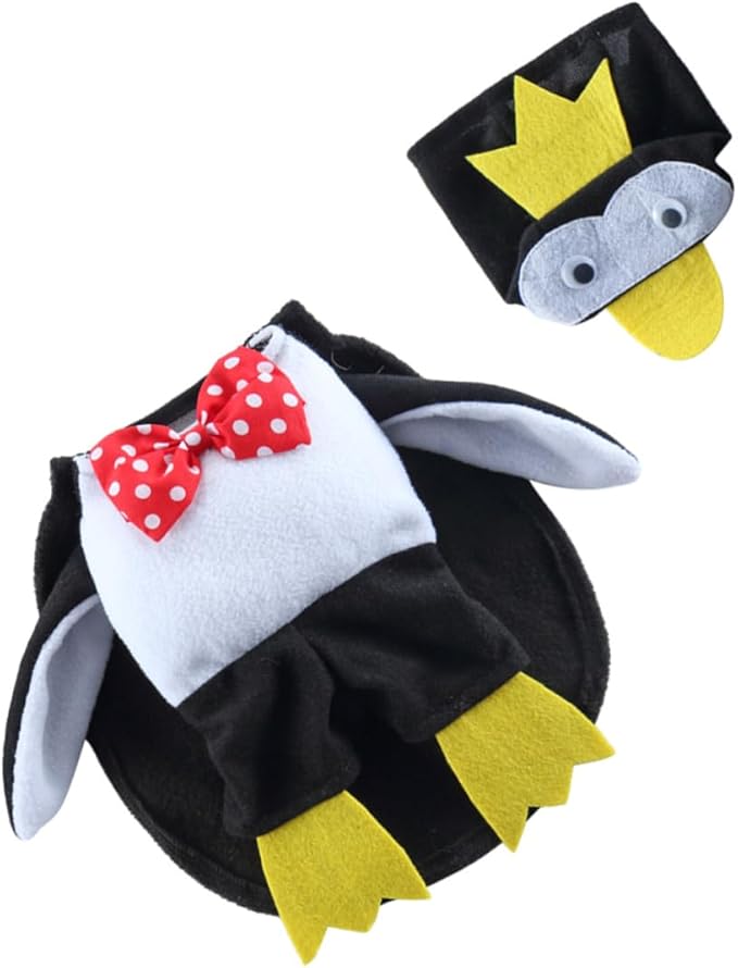 Penguin Dog Halloween Cape Costume Pet Cloak Party Apparel Puppy Supplies Large Size Cosplay Outfit for Dogs