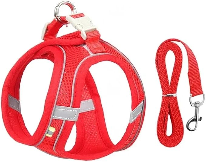 Cats Dog Accessories Small Dog Collar Safety Vest Pet Chest Rope Dogs Cover Breathable Adjustable Harnesses Supplies Products 113302208876 Ydrue XS 1.5-3 Kg/D
