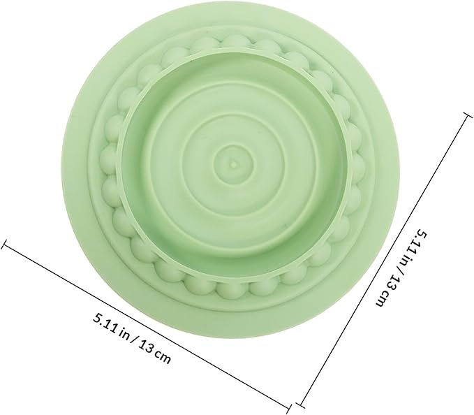 LALAFINA Slow Feeder Cat Bowl Dog Slow Feeding Plate with Mat for Puppy Supplies Interactive Pet Food Bowl for Small Dogs and Cats