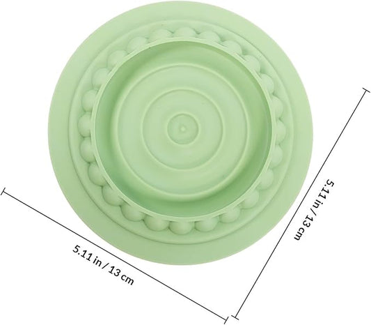 LALAFINA Slow Feeder Cat Bowl Dog Slow Feeding Plate with Mat for Puppy Supplies Interactive Pet Food Bowl for Small Dogs and Cats