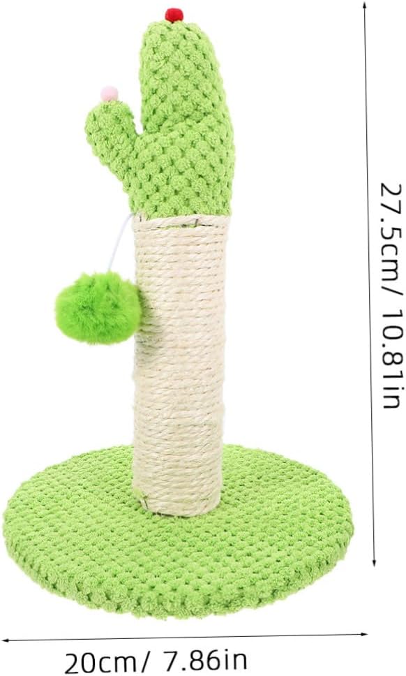 Cactus Shape Cat Scratching Post Vertical Cat Climber with Wear Resistant Material Safe Indoor Plaything for Kittens Promotes Health and Exercise Stylish Design for Home Decor