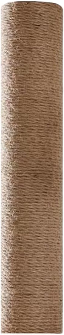 Natural Scratching Post Sisal Rope Columns for Floot to Ceiling Cat Trees, Length 42cm 16.5in，Cat Tree Replacement
