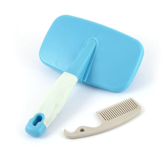Plastic Pet Puppy Dog Cat Hair Grooming Brushes Slicker Tools Blue (id: 8f0 515 84b 27d 4ef