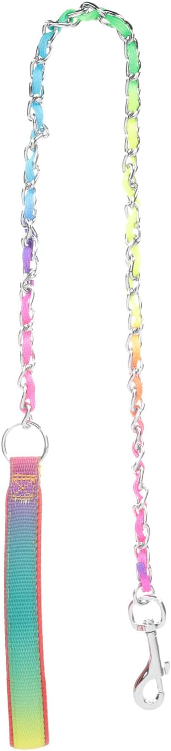 Sturdy Wear-Resistant Metal Chain Dog Leash 3.0mm Sturdy Portable Puppy Walking Leash for Outdoor Pet Supplies
