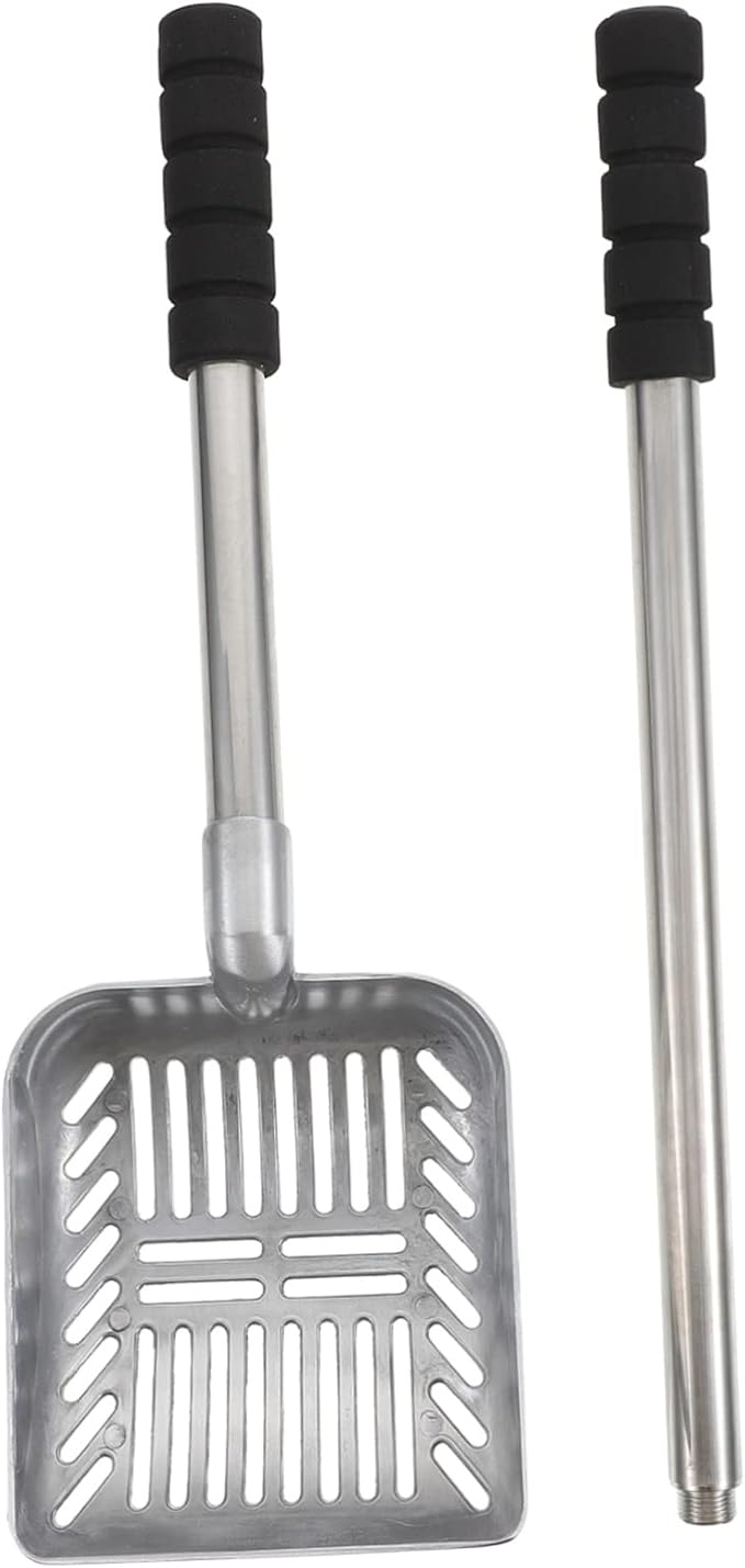 Mikikit Handle Cat Litter Scoop Detachable Cleaning Tool for Easy Pet Waste Removal and Compact Cat Litter Shovel for Home Use