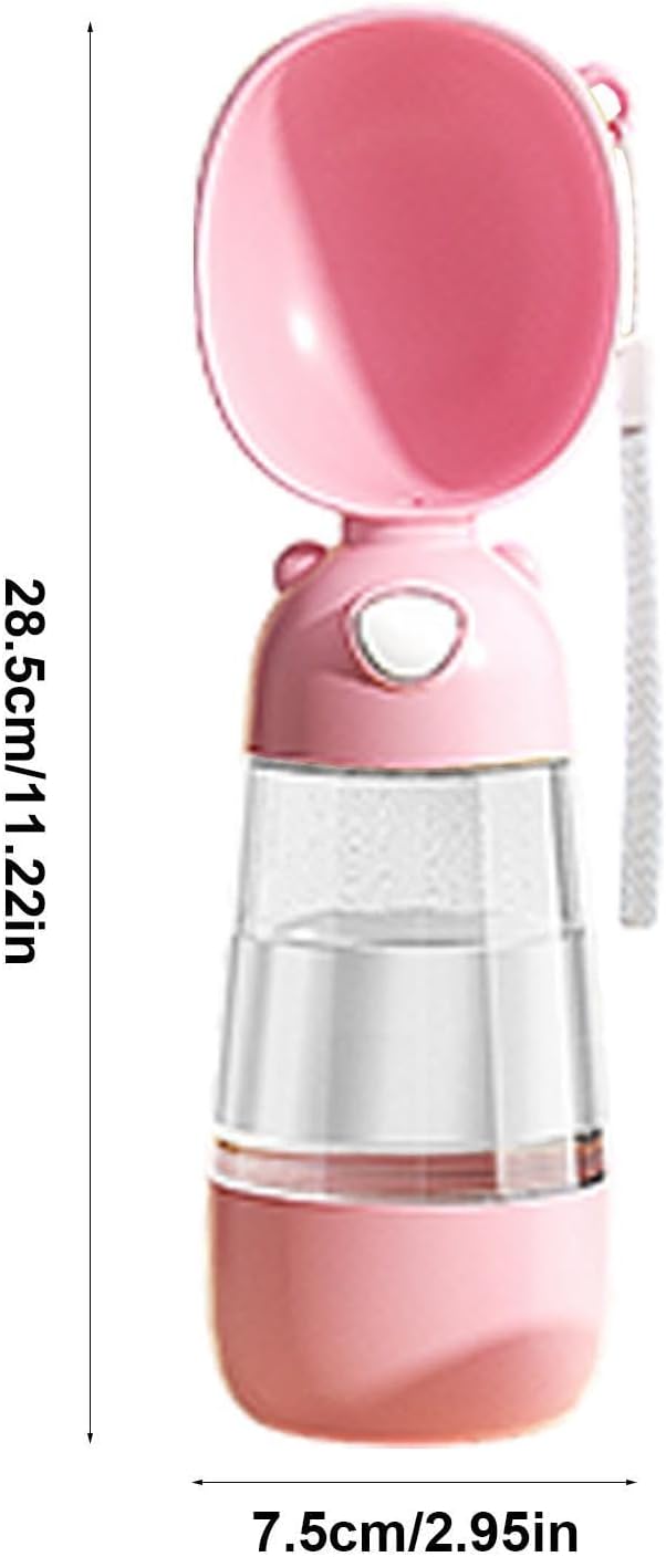 Dog Water Bottle, Leakproof Pet Drinking Bottle, Puppy Watering Dispenser for Walking Camping Outing Personal Pet Supplies Pets Protective Guard 500ml Capacity Professional Grade Authentic Model
