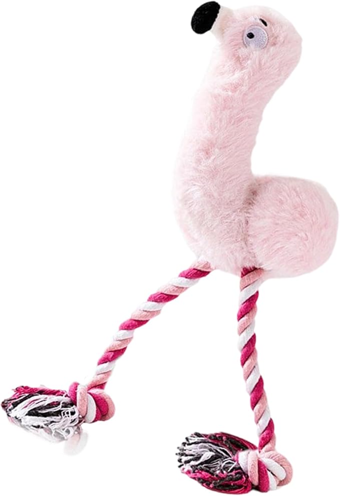 Lovely Plush Squeak Stuffed Toy Interactively Plush Bites Teeth Grinding Puppies Training Supply Pet Dog Chew Squeak