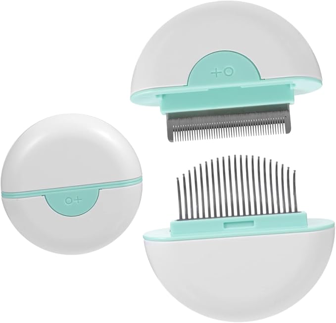 BESPORTBLE Cat Hair Removal Comb with Massage Function Lightweight Pet Grooming Brush for Shedding and Tangle Removal Suitable for Long and Haired Cats