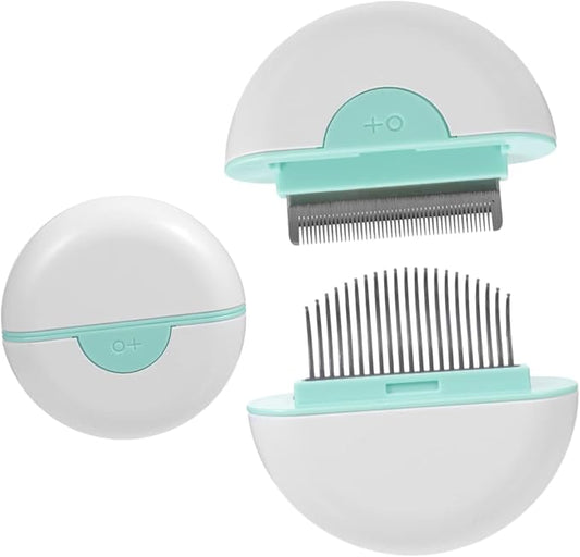 BESPORTBLE Cat Hair Removal Comb with Massage Function Lightweight Pet Grooming Brush for Shedding and Tangle Removal Suitable for Long and Haired Cats