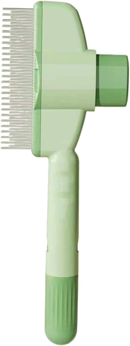 Cat Hair Brush - with Release Button Grooming Comb - Long Hair Cat Brush Dematting Comb | for Long Short Puppy Kitten Pet Undercoat Indoor Home Travel Bath Massage