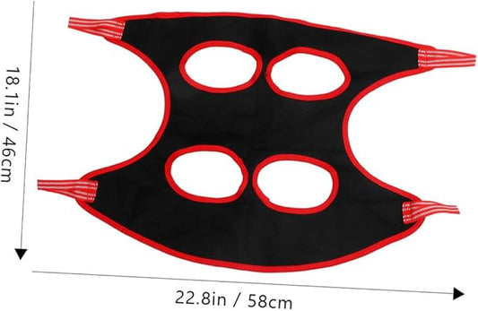 Breathable PET Grooming Hammock for Nail Cutting Adjustable Sling for Cats and Dogs Random Color PET Grooming Accessories