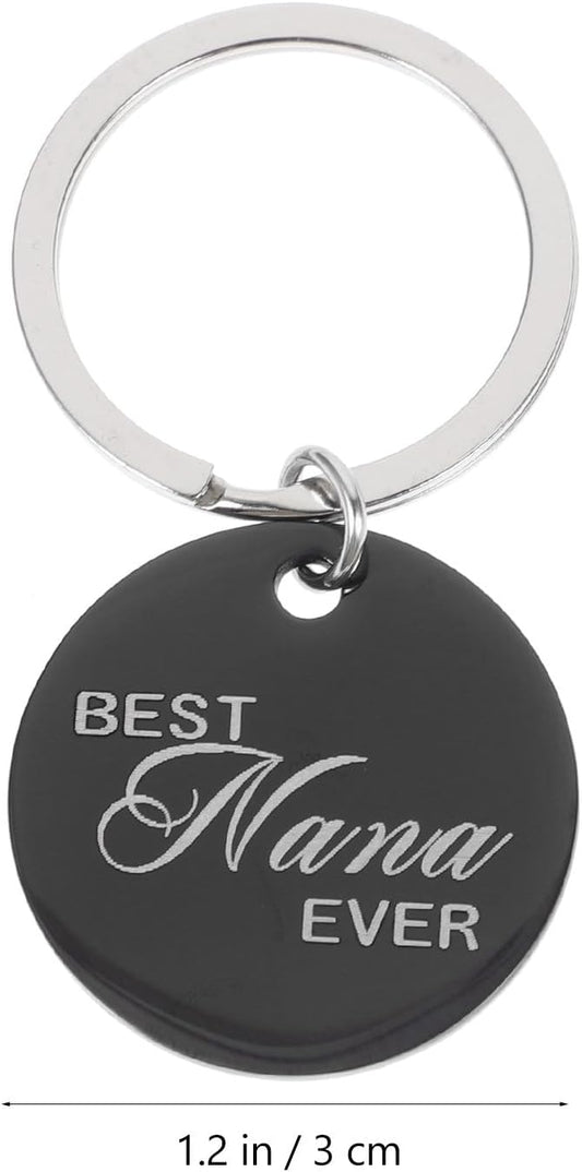 Luxshiny 4 Pcs Stainless Steel Pet Id Tags Set, Engraved Dog Name Tags, Round Anti-Lost Collar Accessories for Dogs and Cats, Multi-Color for Pet Supplies