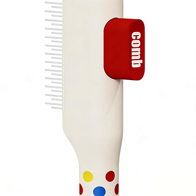 Cat Comb - Self-Cleaning Non-Slip Brushes with Metal Teeth | Cat Hair Comb,for Dog Puppy Animals Indoor Home Shedding
