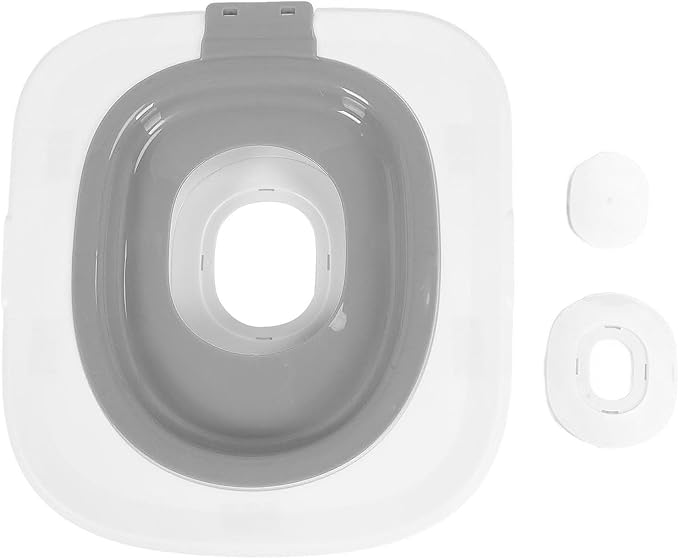 Cat Toilet Training Kit, Detachable Design for Easy Cleaning Reusable Removable Pet Toilet Trainer Seat Universal Reusable Environmentally Friendly Cat Toilets Trainer for Pet (Grey)