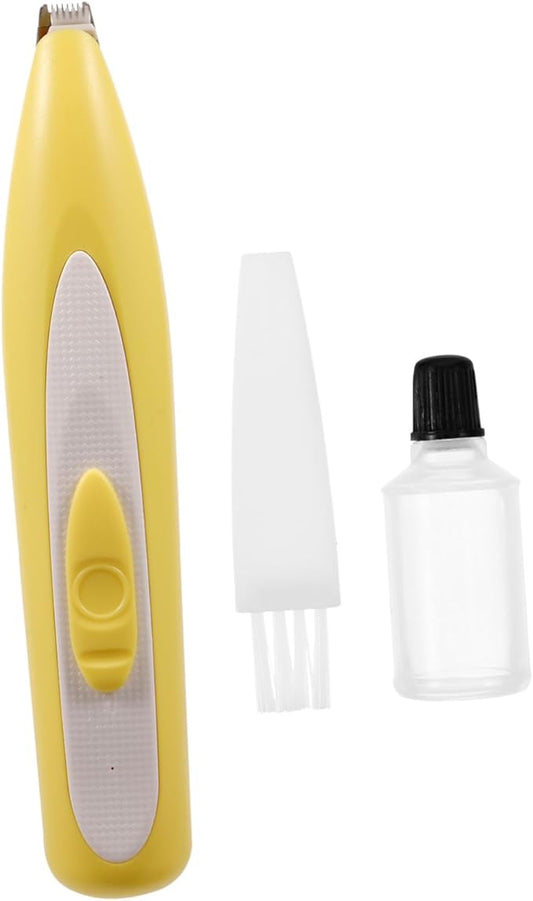 Hemoton Dog Hair Clipper Professional Grooming Clipper Battery-Powered Pet Hair Trimmer Cat Grooming Tool Silent Handheld Pet Remover