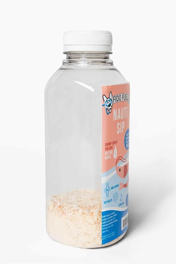 Nauti Sip Freeze Dried Bone Broth - 16oz Bottle with 2.5oz Bone Broth Product