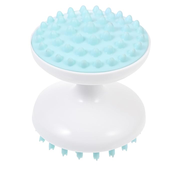 Pet Massage Brush Cat Grooming Comb Plastic Hair Cleaner Green Multifunctional Bathing Brush for Indoor Cats