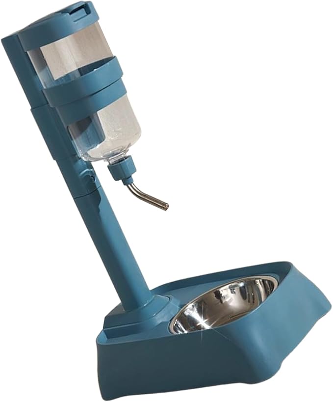 Pet Water and Food Dispenser Raised Height Adjustable for Home Use Feeding Supplies Portable Water Dispenser