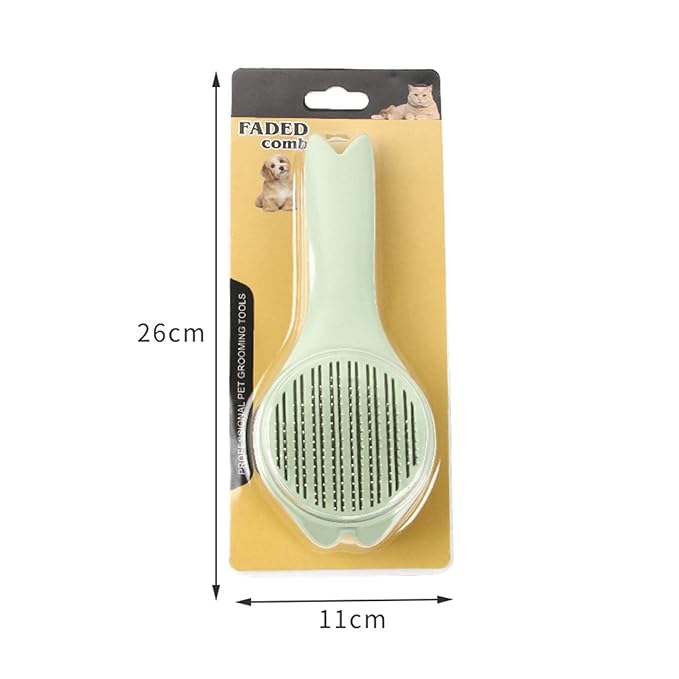 Pet Brush Slicker Combs Bent Steel Needle For Shedding & Grooming For Most Long/Short Hair Dogs Cats Pet Slicker Brush Soft Massage Grooming For Cats Double Coat Short