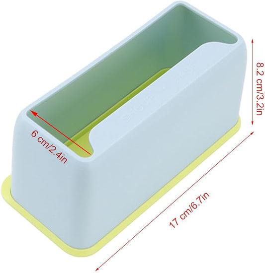 ZJchao Metal Cat Litter Scoop, Stainless Steel Litter Scoop Cat Poop Shovel Kitten Poop Sifting with Holder for Box